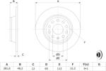 Bosch Disc frana BOSCH 0 986 479 B93 (0 986 479 B93) - fixbox