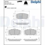 DELPHI Set placute frana, frana disc DELPHI LP3732 - fixbox