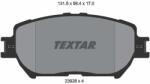 TEXTAR Set placute frana TEXTAR 2392801 (2392801)