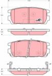TRW Set placute frana TRW GDB3296 (GDB3296)