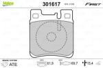 VALEO Set placute frana VALEO 301617 (301617)