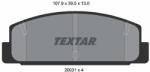 TEXTAR Set placute frana TEXTAR 2003101 (2003101) - fixbox
