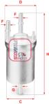 SOFIMA Filtru combustibil SOFIMA S 1833 B (S 1833 B) - fixbox