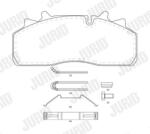 JURID Set placute frana JURID 2915905390 (2915905390)