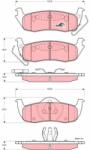 TRW Set placute frana TRW GDB4137 (GDB4137)