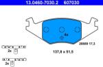 ATE Set placute frana ATE 13.0460-7030.2 (13.0460-7030.2)