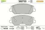 VALEO Set placute frana VALEO 302733 (302733)