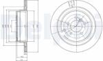 DELPHI Disc frana DELPHI BG4021C (BG4021C) - fixbox