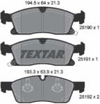 TEXTAR Set placute frana TEXTAR 2519001 (2519001)
