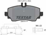 TEXTAR Set placute frana TEXTAR 2307004 (2307004) - fixbox
