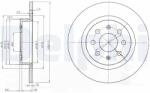 DELPHI Disc frana DELPHI BG3945 (BG3945) - fixbox