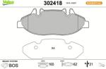VALEO Set placute frana VALEO 302418 (302418)