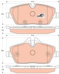 TRW Set placute frana TRW GDB1870 (GDB1870)