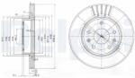 DELPHI Disc frana DELPHI BG3702C (BG3702C) - fixbox