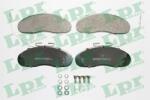 LPR Set placute frana, frana disc LPR 05P976 - fixbox