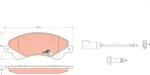 TRW Set placute frana TRW GDB1723 (GDB1723)