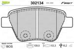 VALEO Set placute frana VALEO 302134 (302134)
