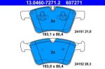 ATE Set placute frana ATE 13.0460-7271.2 (13.0460-7271.2)
