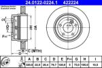 ATE Disc frana spate BMW X3 E83 ATE 24.0122-0224.1 (24.0122-0224.1)