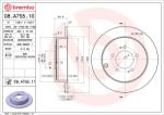 BREMBO Disc frana BREMBO 08. A755.11 (08.A755.11)