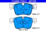 ATE Set placute frana ATE 13.0460-7339.2 (13.0460-7339.2) - fixbox