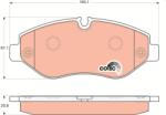 TRW Set placute frana TRW GDB1698 (GDB1698)