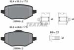 TEXTAR Set placute frana TEXTAR 2619801 (2619801)