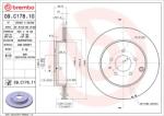 BREMBO Disc frana BREMBO 09. C178.11 (09.C178.11)
