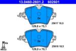 ATE Set placute frana axa fata ATE 13.0460-2601.2 (13.0460-2601.2)