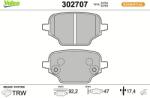 VALEO Set placute frana VALEO 302707 (302707)