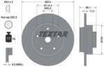 TEXTAR Disc frana TEXTAR 92232603 (92232603)