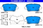 ATE Set placute frana ATE 13.0460-2631.2 (13.0460-2631.2)