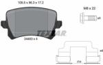 TEXTAR Set placute frana, frana disc TEXTAR 2448302 - fixbox