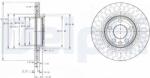DELPHI Disc frana DELPHI BG3222 (BG3222) - fixbox
