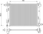 VALEO Radiator, racire motor VALEO 701347 (701347) - fixbox