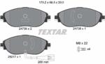 TEXTAR Set placute frana TEXTAR 2473801 (2473801) - fixbox