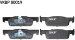 SKF Set placute frana, frana disc SKF VKBP 80019 - fixbox