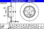 ATE Disc frana spate Mercedes Clasa A W176 ATE 24.0109-0173.1 (24.0109-0173.1)