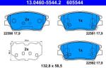ATE Set placute frana ATE 13.0460-5544.2 (13.0460-5544.2)