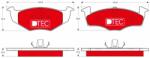 TRW Set placute frana TRW GDB1274DTE (GDB1274DTE)