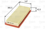 VALEO Filtru aer VALEO 585252 (585252) - fixbox