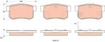 TRW Set placute frana TRW GDB1923 (GDB1923)