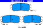 ATE Set placute frana ATE 13.0460-5981.2 (13.0460-5981.2) - fixbox