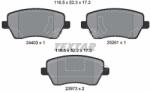 TEXTAR Set placute frana TEXTAR 2440301 (2440301) - fixbox