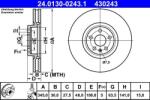 ATE Disc frana fata Volvo V90 II, XC60 II ATE 24.0130-0243.1 (24.0130-0243.1)