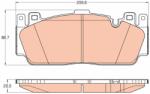 TRW Set placute frana TRW GDB2020 (GDB2020)
