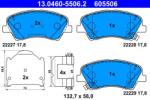 ATE Set placute frana ATE 13.0460-5506.2 (13.0460-5506.2)