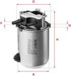 SOFIMA Filtru combustibil SOFIMA S 1095 NR (S 1095 NR) - fixbox