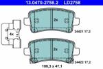 ATE Set placute frana ATE 13.0470-2758.2 (13.0470-2758.2)