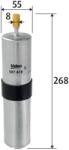 VALEO Filtru combustibil VALEO 587618 (587618) - fixbox